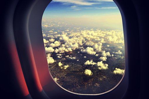 Aviation facts on aircraft window