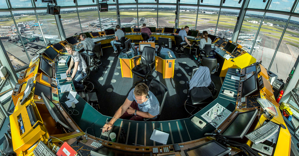 Air traffic control tower - Amsterdam Schiphol