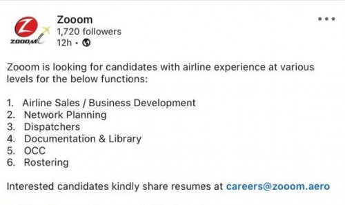 zoom air careers